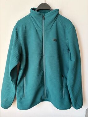 Outdoor Research Waffle Fleece Lined Dark Turquoise Jacket